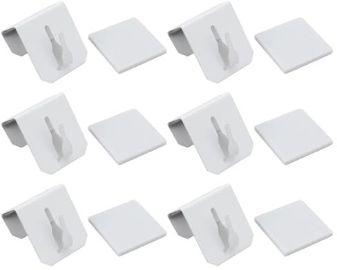 VGOL Lot de 20 crochets de suspension de fenêtre en métal pour cadres de 12 à 20 mm