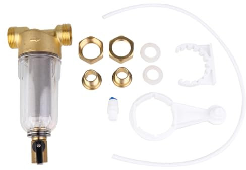 NUOBESTY Self-cleaning Faucet Water Filter Water Descaling Filter Simple Design Translucent