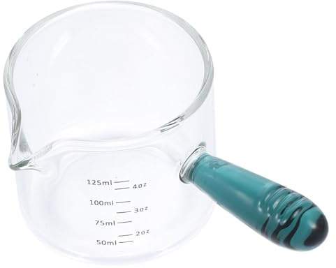 Taza Medidora para Espresso de Cristal con Asa 1 Pieza
