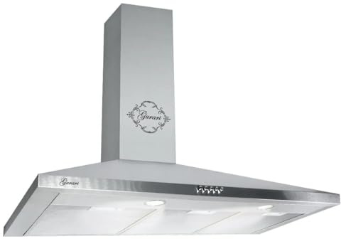 Gurari Dunstabzugshaube 70 cm Edelstahl • Wandhaube • 1000 m³/h Motorleistung • 3 Stufen Drückknöpfe • Ablufthaube Umlufthaube • Kaminhaube Premium Marke Abzugshaube GCH C 147 IS 7 N