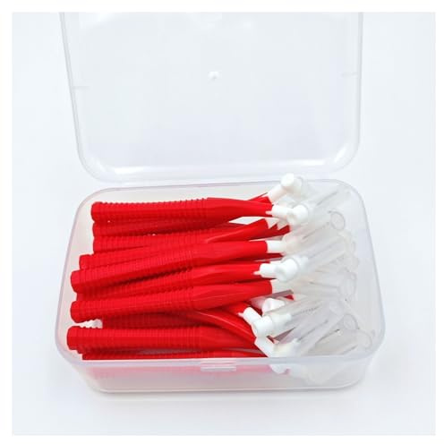Interdentalborstar och tandtrådspinnar, Interdental Brush Pack med 20 Brushes Tee Pees for Teeth Cleaner