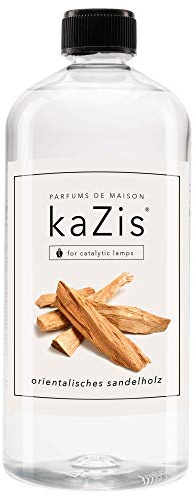 KAZIS® Sandelholz – 1 L Raumduft für katalytische Lampen – Nachfüllflasche – süßlich-holziger Duft – entspannend & geruchsneutralisierend