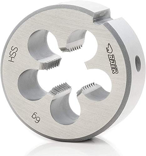 BAER Schneideisen MF 8 x 0,75 - HSS Gewindeschneider MF8 | Außengewindeschneider | Gewindeschneideisen | Außengewinde