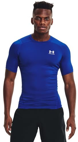 Men's Heatgear Compression Shirt Royal/White S S