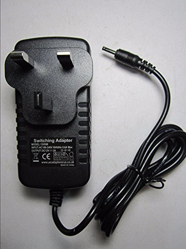 Replacement for 12V AC-DC Power Adaptor Charger for ieGeek 11 Portable DVD Player