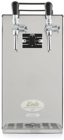 ich-zapfe Ensemble Complet Tireuse a Biere - Kontakt 40 Machine a Biere, Pompe a Biere 2 Lignes, 50 litres/h, Professionnelle (KEG 2:Type S, KEG:Type S)