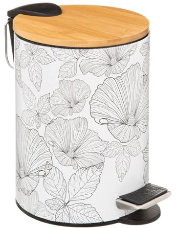 BlackFlora 3L svart och vit mjuk stängning