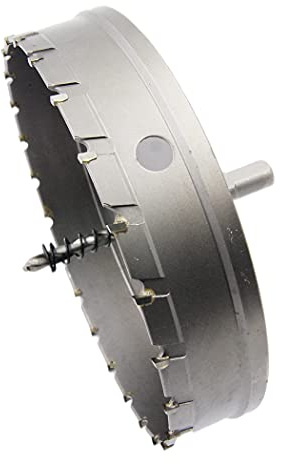 Sega a tazza da 160 mm,punta in metallo duro,sega a tazza LAIWEI per praticare fori in acciaio inox,metallo,ghisa, rame,ecc.
