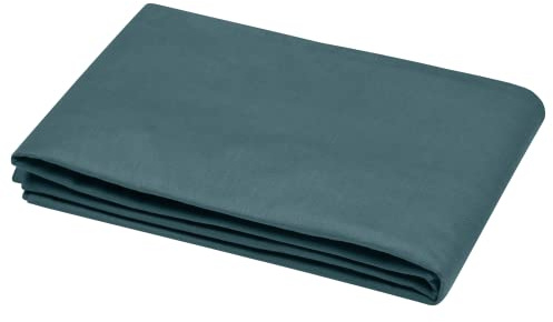 STOF Bettbezug – 200 x 200 cm – 100% Baumwolle, Öko-Tex Zertifiziert – Farbe Eukalyptus – Modell Eden – Bettwäsche für Zuhause, weich und bequem, ideal für Doppelbetten – 2 Personen