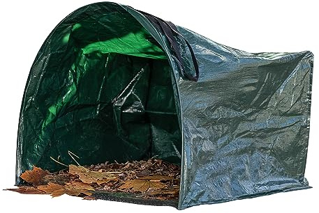 Dehner Gartensack Pop-Up Kehrkante, ca. 59 x 56 x 59 cm, Volumen 150 l, Polyethylen, grün | Polyethylen