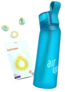 AIR UP Original Water Bottle 650 ml 3 Pods (Water Bottle Ocean Blue 650 ml)