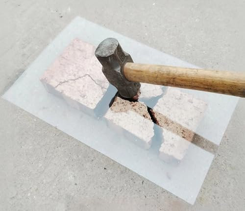 NEPHRA Policarbonato Placas Transparente, Tejados de Plastico Exterior, Planchas de Policarbonato para Tejados, Placas para Invernaderos, Paneles Impermeable para Tejado(0.6mx1m)