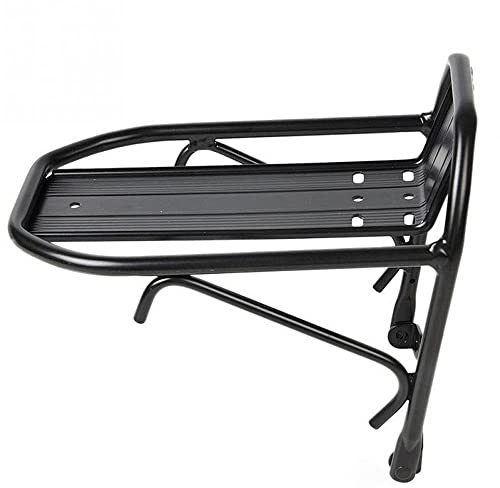 Rack de Bagages à Vélo, Porte-Bagages Avant en Aluminium, Porte-Bagages pour Les Faucases de la Route électrique de Montagne, capacité de de 20 Kg, Universel