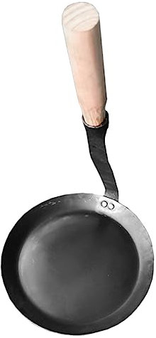 Cabilock Cuchara De Freír Mango De Madera Antiadherente Práctica Para Cocinas y Restaurantes