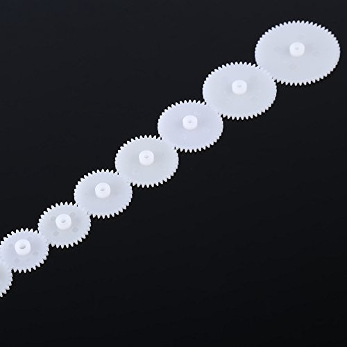 Generic 12 -pcs -Kunststoff Zahnrad Teile Kit für Automobilautos Hochwertige Tragbare Zahnräder, 242a, 362a, Modul 0,5
