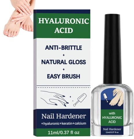 BeamBalm Hyaluronic Acid Nail Hardener mit Vitamin E und Jojobaöl, Hyaluronsäure Nagelpflege, Intensive Feuchtigkeitsbehandlung für Hydratisierte, Reduziert Brüchige Nägel Stellt Gesunde Finger (1PC)