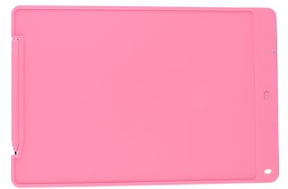 BONKZEBU Blocco Note LCD Compatto da 12 Pollici per Tavolo da Disegno Elettronico per Bambini e Ufficio Bianco (Rosa)