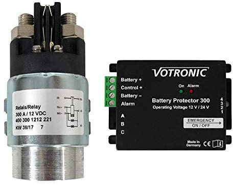 Votronic Battery Protector 300 A 12 V 24 V Battery Protection Monitor Surge Protection