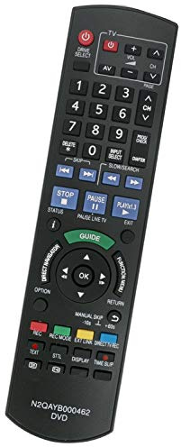 ALLIMITY N2QAYB000462 Remote Control Fit for Panasonic DVD Recorder | DMR-EX72SEG DMR-EX72SEGK DMR-EX72SEGS DMR-EX769EB DMR-EX773 DMR-EX86 DMR-EX86EBK DMR-EX89 DMR-EX769EF DMR-EX79