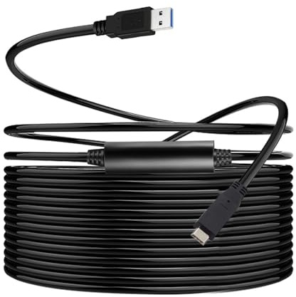 xiwai USB-3.1-Typ-C-Stecker auf USB3.0-Typ-A-Stecker, Datenkabel GL3523, Repeater-Kabel für Tablet, Telefon und Festplatte, 8 m, 8 m