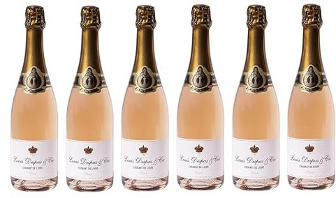 6x 0,75l - Louis Despas - Brut Rosé - Crémant de Loire A.O.P. - Frankreich - Schaumwein brut