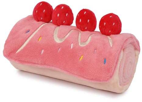CHEWFFON Dog Birthday Cake, Dog Puzzle Enrichment Toy, Interactive Dog Toys for Boredom, Mental Stimulating Crinkle Gift Present(Level 2)