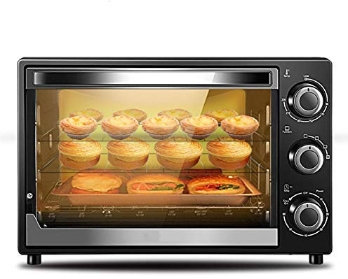 Horno de un Solo Ventilador Acero Inoxidable Clase energética A Horno de microondas Solo en Silver Tact Horno halógeno de convección Premium Ideal para Asar, Hornear