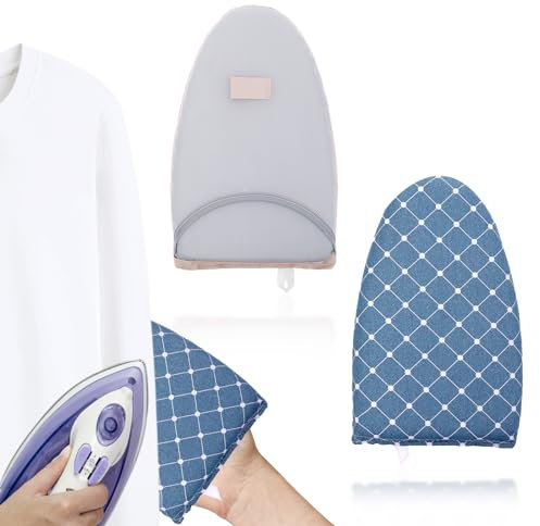 Andibro Garment Steamer Bügelhandschuhe, Dampf Handschuh mit Fingerschlaufe Hitzebeständiger Wasserdichter Bügelhandschuh Anti Dampf Handschuh Garment Steamer Zubehör für Kleidung Hemden (Blau)