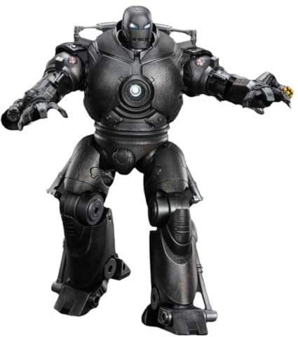HiPlay ZD Toys Anniversary Series Collectible Figure Full Set: Iron Monger, Edizione illuminata, altezza 23 cm