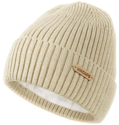 Wmcaps Kinder Wintermütze, Mütze mit Warmem Fleecefutter, Bequeme Strickmütze Wollmütze für Kinder im Alter von 2-12 Jahren, Warmes Geschenke für Kleine Jungen und Mädchen