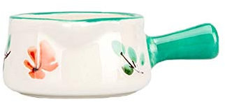 Pichet à crème vintage en céramique avec poignée - Petit pot à lait pour café et sauce - Multifonctionnel - En forme de cloche - Décoration de cuisine