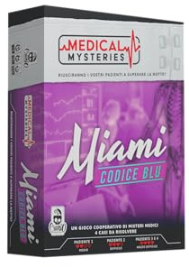 Cranio Creations - Medical Mysteries - Miami: Codice Blu - Salva La Vita Al Paziente! - Gioco Investigativo - Età 13+ - 60 Min - Da 1 a 4 Giocatori - Edizione in Lingua Italiana