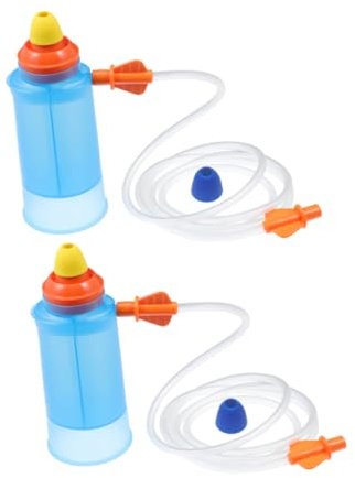 SECFOU 2 Pcs Nasal Irrigator, Pp Nose Cleaner for Home Use, Compact and Easy to Clean Nose Washing Device for Household Nasal Care