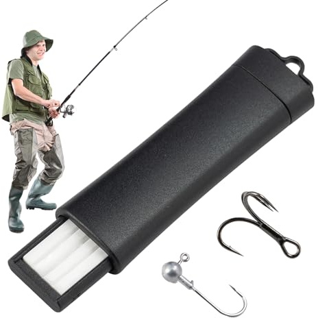 Aiguiseur d'Hameçon de Pêche,Pierre à Affûter en Céramique pour Hameçons de Pêche | Outil de Polissage Portable avec Pierre à Aiguiser pour Pêche Sportive, Truite et Brochet