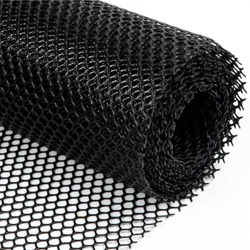 Safety Mesh Netting Black Garden Plastic Mesh Fencing Chicken Wire Mesh Roll for Poultry Balcony Vegetable Cat Dog Protection and Home Décor (Size:1 * 30m,Color:1.8cm)