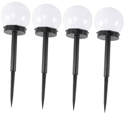 KONTONTY 8 Pezzi da Giardino Lampade Sferiche Impermeabili per Esterni per Prato Patio e Balcone e