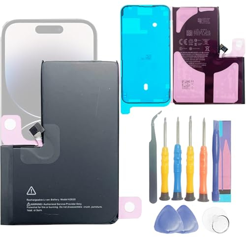 Batterie de rechange haute capacité pour Aousavo Phone14 pro max A2830 compatible avec iPhone 14 pro max A2830/A2651/A2893/A2894/A2895/A2896