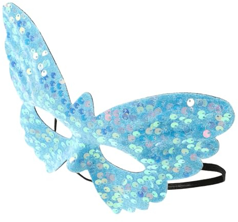 TOYZFRIENDY Maschera Decorativa con Paillettes e per Donna Elegante Maschera Masquerade per Feste e Cosplay Accessorio Comfort e Eventi Tema