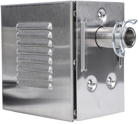 Zerodis Motor de Asador de 45 W, Motor de Parrilla Eléctrica con Alto par y Construcción de Acero Inoxidable Resistente para Barbacoa Al Aire Libre, Cenas Familiares y Camping (Enchufe de la UE)