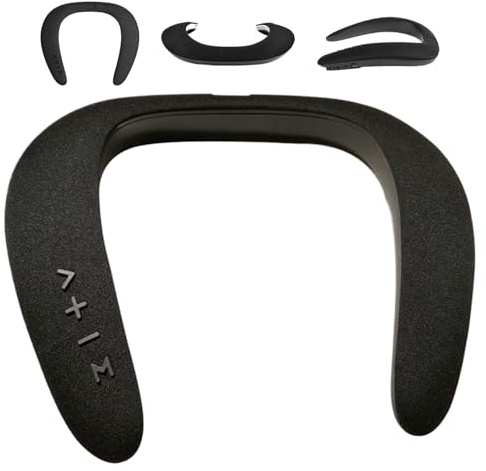 Enceinte tour de cou sans fil – 6 à 10 heures de lecture | Son stéréo 5D portable pour salle de sport, voyage, bar, fête, terrasse, camping, randonnée, plage