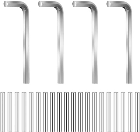 ISTOVO Kit de Reemplazo de Pasador de Tensión de Bisagra de Resorte de 24 Piezas, Soporte de Pasador de Metal P InKit para Bisagras Residenciales y de Puertas