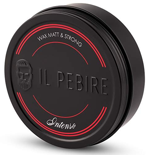 IL PEBIRE - SECCO BLVCK Edition I extra mattes Haarwachs I mittlerer Halt & dry Effekt I Haarwax auf Wasserbasis I speziell für dünnes und mittleres Haar I jederzeit Re-Stylebar ohne Rückstände (rot)