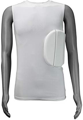 KOOKABURRA Unisex Guard 500 Chest Protector, White, Adult EU