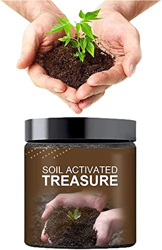Soil Activated Treasure 200 g Bio-Bodenverbesserer Bodenpflanzen Blumendünger Aktivierung Treasure Activator Verhindert Verhärtung und fördert die Pflanzenwurzelung