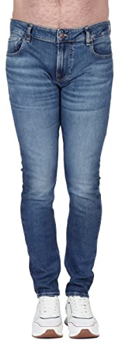 GUESS Uomo Pantaloni Jeans 5 Tasche Miami M2YAN1D4Q42 48 Blu Carry Mid. 2CRM