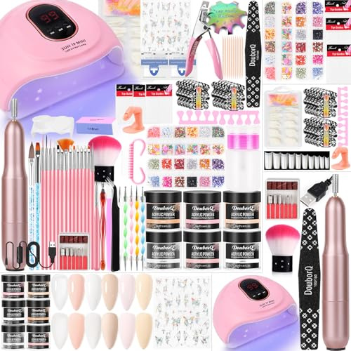 Kit de uñas acrílicas para principiantes con herramientas de decoración todo para principiantes