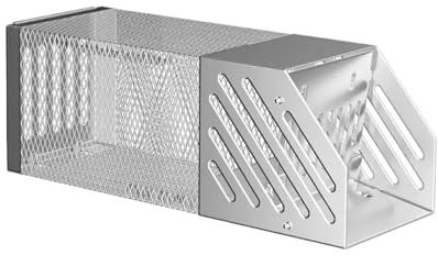 trampas para ratas, trampa para ratones de circulación continua Jaula de seguridad for ratones de una sola puerta, jaula for ratones de malla de hierro for el hogar, jaula for ratones humanizada for i