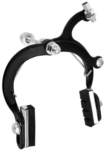 Yardwe Fahrradbremssattel Vorderrad Felgenbremse aus Metall Präzise Bremskontrolle Robuste Bremsleistung Kompatibel für Mountainbike Rennrad Felgenbremsen