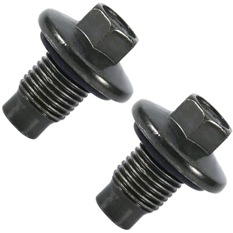 HAFRILY Oil Drain Plug 2Pcs Sump Plug with Gasket Fit for Ford Transit Fiesta Focus S-Max Galaxy 30711617 Oil Drain Sump Plug Screw 1013938
