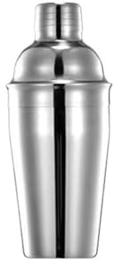RLVYTA Shaker per Cocktail Shaker per Cocktail in Acciaio Inossidabile Shaker per Cocktail a 3 Fasi per Vino Martini per Strumenti da Bar per Bevande da Barista Accessori per Bar(300ml)